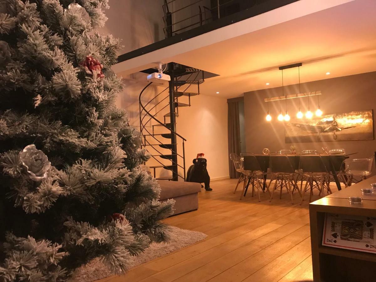 Luxury Loft Duplex Penthouse Of 190M2 & Free Parking ! Leilighet Brussel Eksteriør bilde